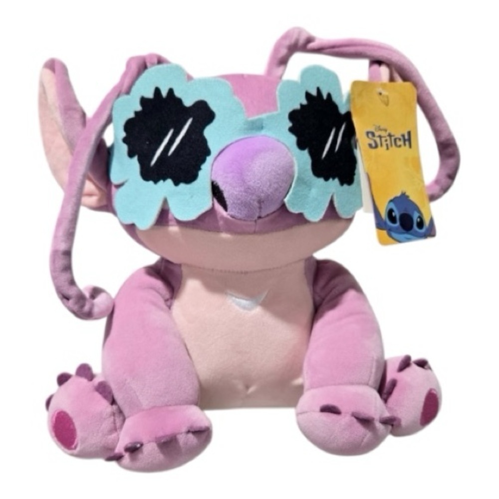 NWT-DISNEY-LILO & STITCH-PLUSH ANGEL WITH GLASSES